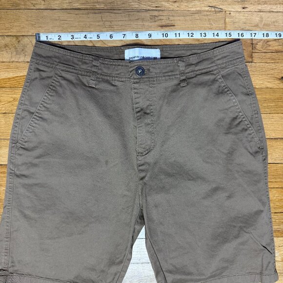 Paper Denim & Cloth Mens Brown Shorts Size 32 - Picture 4 of 7